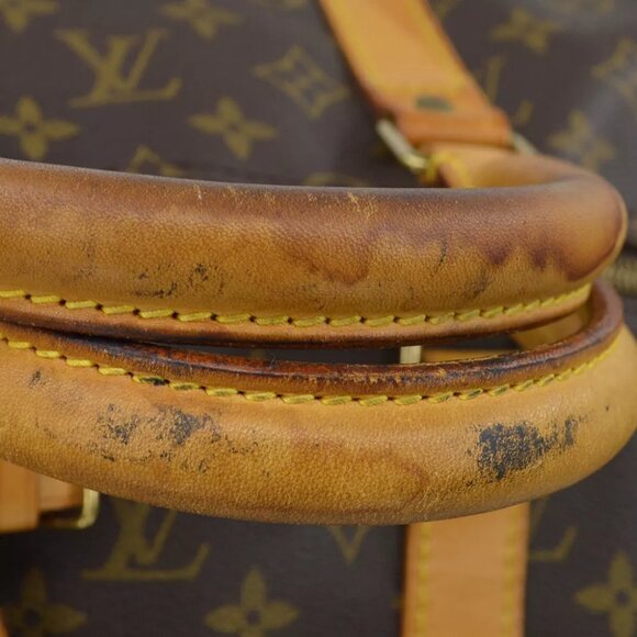 LOUIS VUITTON KEEPALL BANDOULIERE 55 TRAVEL BAG MONOGRAM M41414 TH0926 KK33204 - Picture 6 of 12